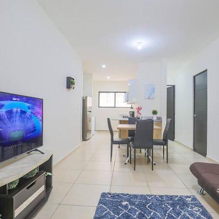 Departamento Lirios Residencial Para 5 Alberca Cancun Ngoại thất bức ảnh