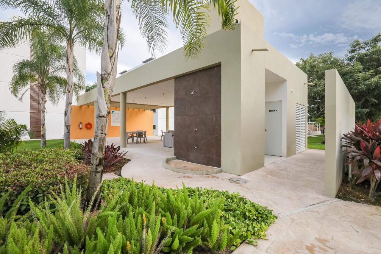 Departamento Lirios Residencial Para 5 Alberca Cancun Ngoại thất bức ảnh
