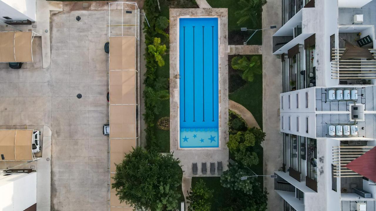 Departamento Lirios Residencial Para 5 Alberca Cancun Ngoại thất bức ảnh