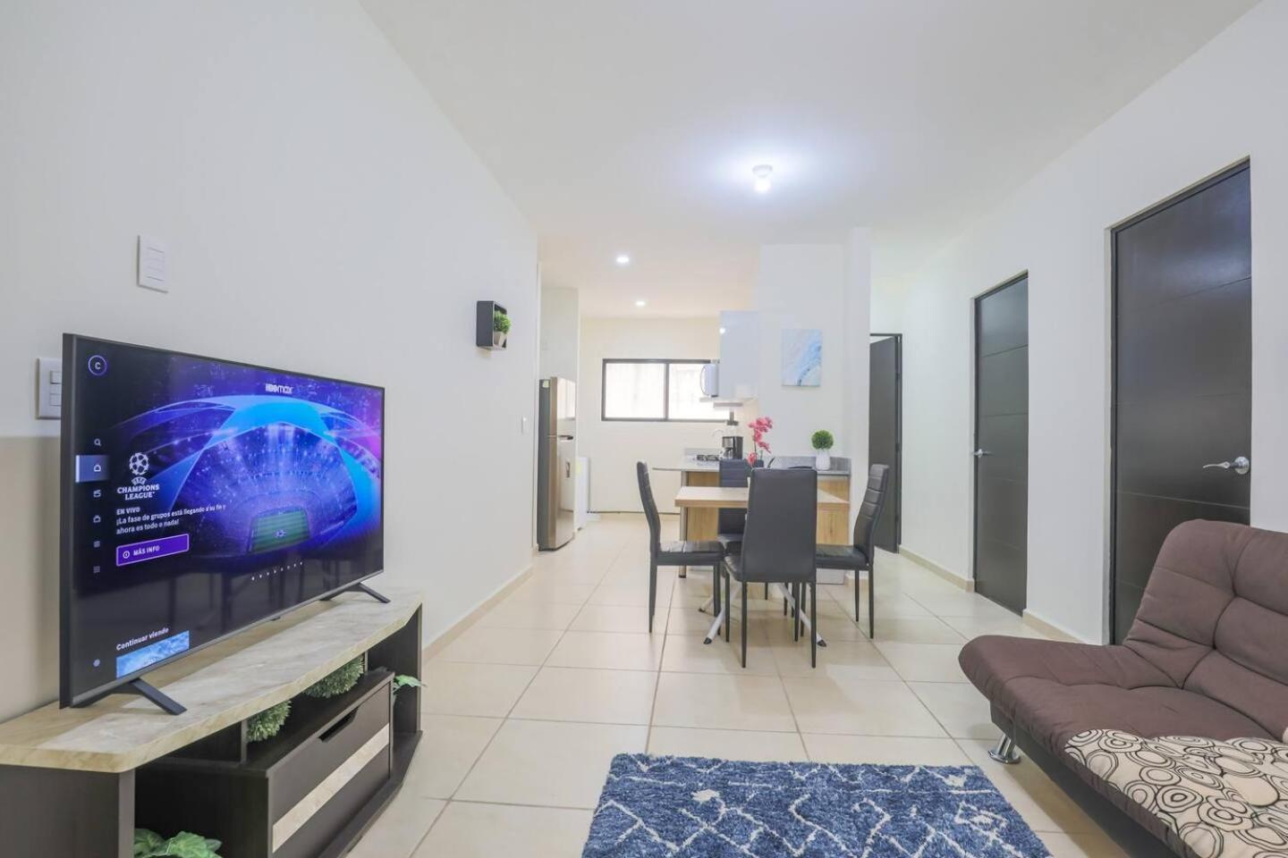 Departamento Lirios Residencial Para 5 Alberca Cancun Ngoại thất bức ảnh